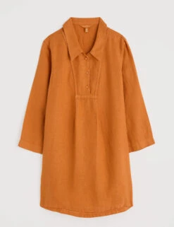 Pure Linen Collared Tunic -Marks and Spencer Shop Pure Linen Collared Tunic 1