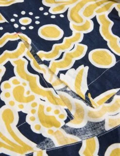 WHITE STUFF Pure Linen Printed Collared V-Neck Tunic -Marks and Spencer Shop Pure Linen Printed Collared V Neck Tunic 5