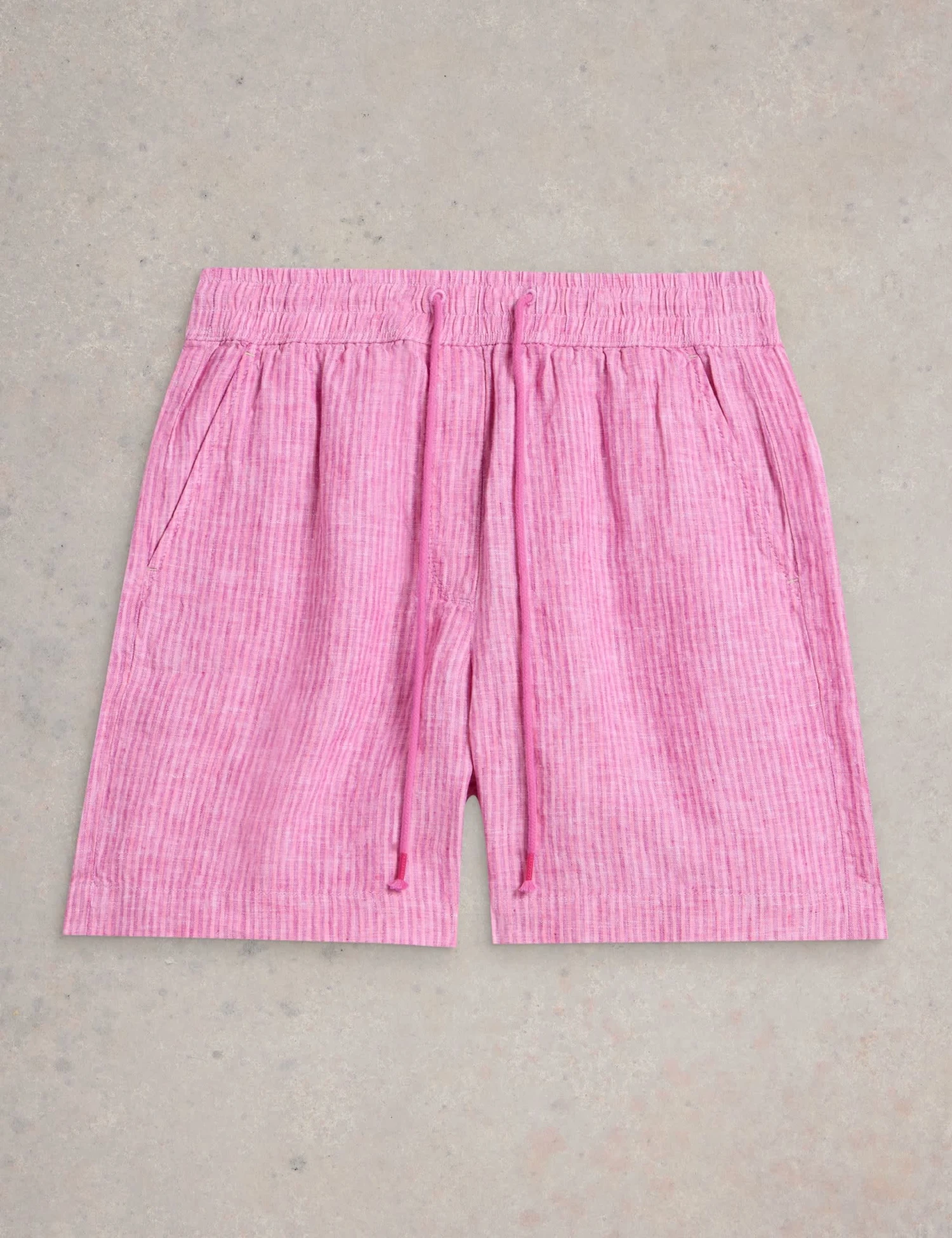 WHITE STUFF Pure Linen Striped Shorts 4 WHITE STUFF Pure Linen Striped Shorts - Image 2