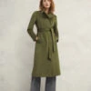 Pure Wool Belted Collared Tailored Coat -Marks and Spencer Shop Pure Wool Belted Collared Tailored Coat