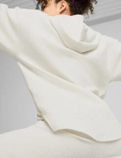 Puma Q4 Studio Cotton Blend Textured Hoodie -Marks and Spencer Shop Q4 Studio Cotton Blend Textured Hoodie 4