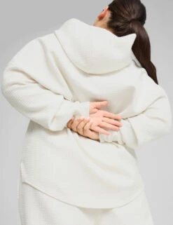 Puma Q4 Studio Cotton Blend Textured Hoodie -Marks and Spencer Shop Q4 Studio Cotton Blend Textured Hoodie 6