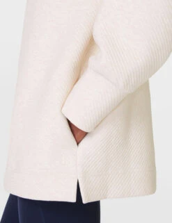 Sweaty Betty Radiant Ribbed Collared Half Zip Sweatshirt -Marks and Spencer Shop Radiant Ribbed Collared Half Zip Sweatshirt 5