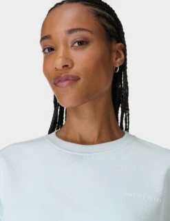 Sweaty Betty Revive Cotton Rich Crew Neck Sweatshirt -Marks and Spencer Shop Revive Cotton Rich Crew Neck Sweatshirt 4