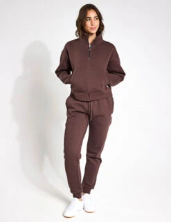 Rihanna Cotton Rich Half Zip Sweatshirt -Marks and Spencer Shop Rihanna Cotton Rich Half Zip Sweatshirt 1