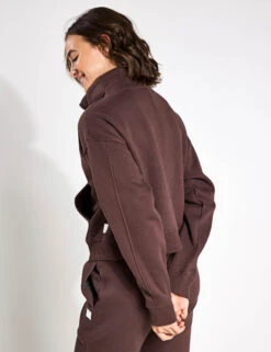 Rihanna Cotton Rich Half Zip Sweatshirt -Marks and Spencer Shop Rihanna Cotton Rich Half Zip Sweatshirt 2