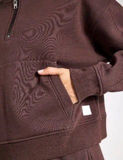 Rihanna Cotton Rich Half Zip Sweatshirt -Marks and Spencer Shop Rihanna Cotton Rich Half Zip Sweatshirt 4