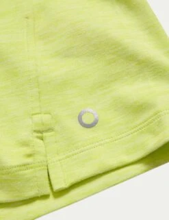 Round Neck Mesh Panel Relaxed T-Shirt -Marks and Spencer Shop Round Neck Mesh Panel Relaxed T Shirt 5