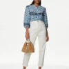 Printed 3/4 Sleeve Blouse -Marks and Spencer Shop SD 01 T41 6916W E4 X EC 0