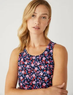 Jersey Printed Mini Swing Dress -Marks and Spencer Shop SD 01 T42 4430 ZZ X EC 1