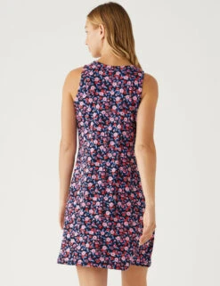 Jersey Printed Mini Swing Dress -Marks and Spencer Shop SD 01 T42 4430 ZZ X EC 2