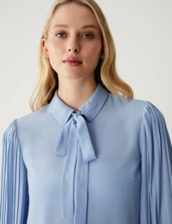 Tie Neck Blouse -Marks and Spencer Shop SD 01 T43 5471 E2 X EC 1