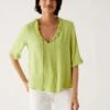 V-Neck Frill Detail Blouse -Marks and Spencer Shop SD 01 T43 8249 AO X EC 0