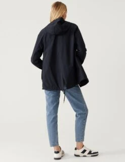 Cotton Rich Stormwear™ Hooded Parka Coat 13 Cotton Rich Stormwear™ Hooded Parka Coat -Marks and Spencer Shop SD 01 T49 3003T FS X EC 3