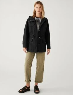 Lightweight Utility Rain Jacket With Cotton -Marks and Spencer Shop SD 01 T49 3008 Y0 X EC 1