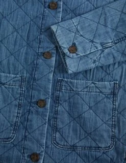 Pure Cotton Denim Quilted Shacket 15 Pure Cotton Denim Quilted Shacket -Marks and Spencer Shop SD 01 T49 3010 QQ X EC 6