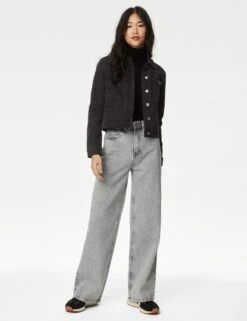 Cotton Rich Denim Jacket With Stretch 10 Cotton Rich Denim Jacket With Stretch -Marks and Spencer Shop SD 01 T49 3046 Y0 X EC 1