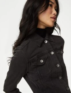 Cotton Rich Denim Jacket With Stretch 11 Cotton Rich Denim Jacket With Stretch -Marks and Spencer Shop SD 01 T49 3046 Y0 X EC 2