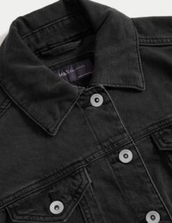 Cotton Rich Denim Jacket With Stretch 13 Cotton Rich Denim Jacket With Stretch -Marks and Spencer Shop SD 01 T49 3046 Y0 X EC 6