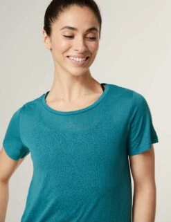 Lightweight Scoop Neck Relaxed T-Shirt -Marks and Spencer Shop SD 01 T51 5179A HZ X EC 2