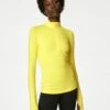 Funnel Neck Half Zip Running Top