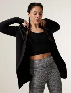 Cotton Rich Longline Hoodie 10 Cotton Rich Longline Hoodie -Marks and Spencer Shop SD 01 T51 5234 Y0 X EC 1