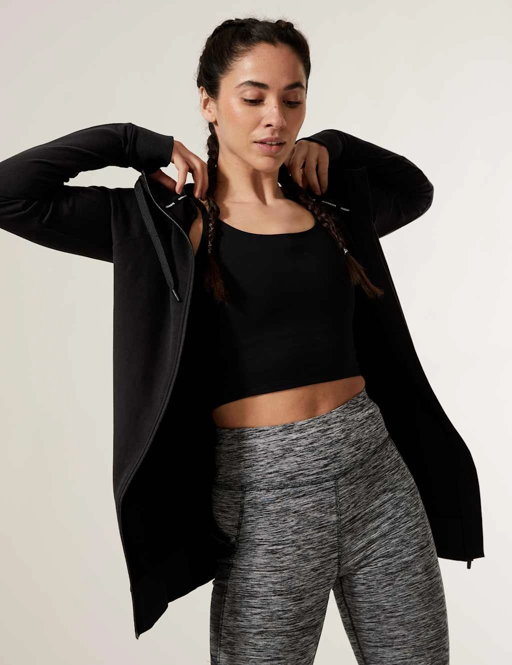 Cotton Rich Longline Hoodie 5 Cotton Rich Longline Hoodie - Image 3