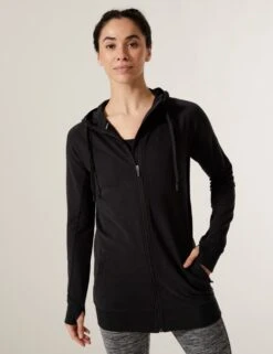 Cotton Rich Longline Hoodie 11 Cotton Rich Longline Hoodie -Marks and Spencer Shop SD 01 T51 5234 Y0 X EC 2