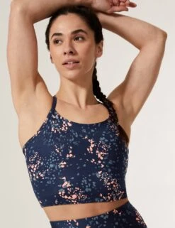 Printed Strappy Cross Back Crop Top -Marks and Spencer Shop SD 01 T51 5307P CG X EC 2
