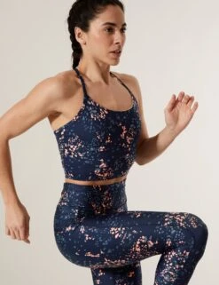 Printed Strappy Cross Back Crop Top -Marks and Spencer Shop SD 01 T51 5307P CG X EC 3