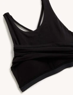 High Neck Padded Yoga Crop Vest Top -Marks and Spencer Shop SD 01 T51 5338 Y0 X EC 6