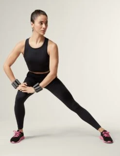 High Neck Seamless Fitted Crop Top 11 High Neck Seamless Fitted Crop Top -Marks and Spencer Shop SD 01 T51 5734 HL X EC 2