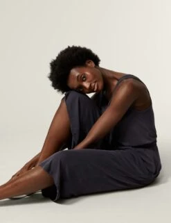 Modal Rich Wide Leg Jumpsuit -Marks and Spencer Shop SD 01 T51 6594 HL X EC 3