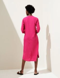 Linen Rich V-Neck Tunic -Marks and Spencer Shop SD 01 T52 6826 FU X EC 3