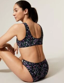Print Zip Up Bikini Top -Marks and Spencer Shop SD 01 T52 9899B G4 X EC 3