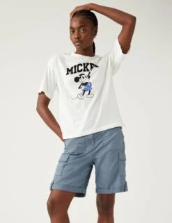 Tencel™ Rich Cargo Tea Dyed Shorts -Marks and Spencer Shop SD 01 T57 3052 AS X EC 1