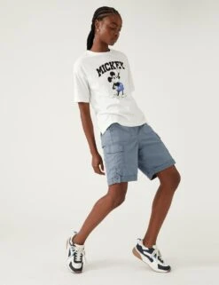 Tencel™ Rich Cargo Tea Dyed Shorts -Marks and Spencer Shop SD 01 T57 3052 AS X EC 2