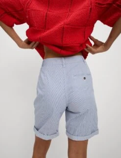 Cotton Rich Striped Chino Shorts -Marks and Spencer Shop SD 01 T57 3082D Z4 X EC 3