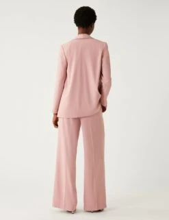 Satin Look Relaxed Blazer -Marks and Spencer Shop SD 01 T59 1504J MV X EC 3