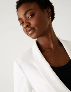 Ruched Sleeve Blazer 12 Ruched Sleeve Blazer -Marks and Spencer Shop SD 01 T59 5939J Z0 X EC 3