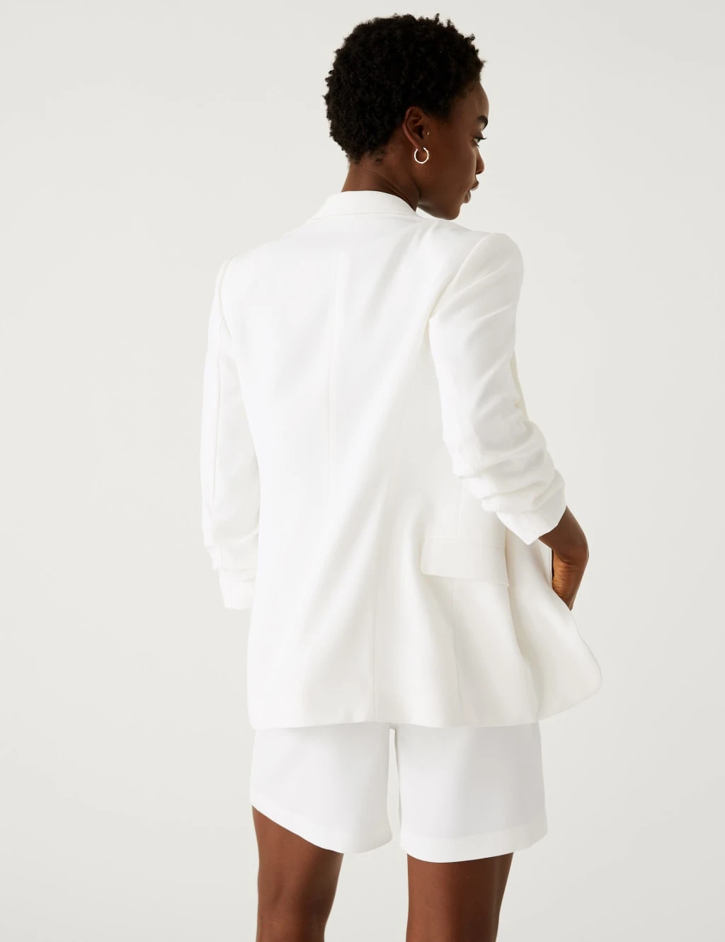 Ruched Sleeve Blazer 7 Ruched Sleeve Blazer - Image 6