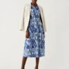 Jersey Printed V-Neck Midi Wrap Dress -Marks and Spencer Shop SD 01 T69 1662 J4 X EC 0