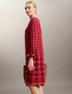 Jaeger Geometric Knee Length Shift Dress -Marks and Spencer Shop SD 09 T97 6383D A4 X EC 2