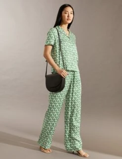 Jaeger Geometric Collared Shirt -Marks and Spencer Shop SD 09 T97 6519E J0 X EC 1