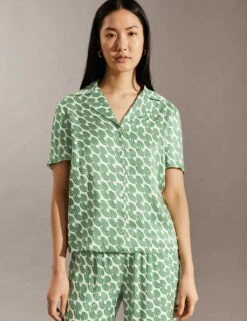 Jaeger Geometric Collared Shirt -Marks and Spencer Shop SD 09 T97 6519E J0 X EC 2