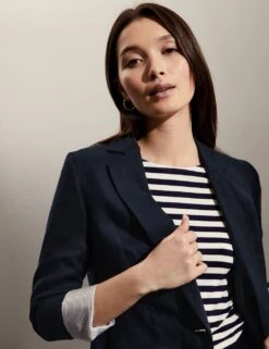 Jaeger Pure Linen Tailored Blazer -Marks and Spencer Shop SD 09 T97 6612E F0 X EC 2