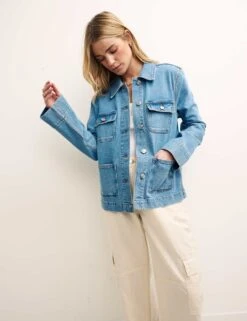 Denim Utility Jacket -Marks and Spencer Shop SD 10 T82 1418 E0 X EC 3