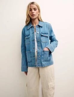 Denim Utility Jacket -Marks and Spencer Shop SD 10 T82 1418 E0 X EC 5