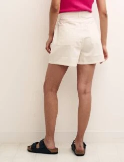 Pure Cotton Cargo High Waisted Shorts -Marks and Spencer Shop SD 10 T82 3078 K0 X EC 2