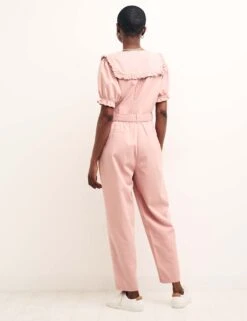 Organic Cotton Belted Cropped Jumpsuit -Marks and Spencer Shop SD 10 T82 3083 A0 X EC 2